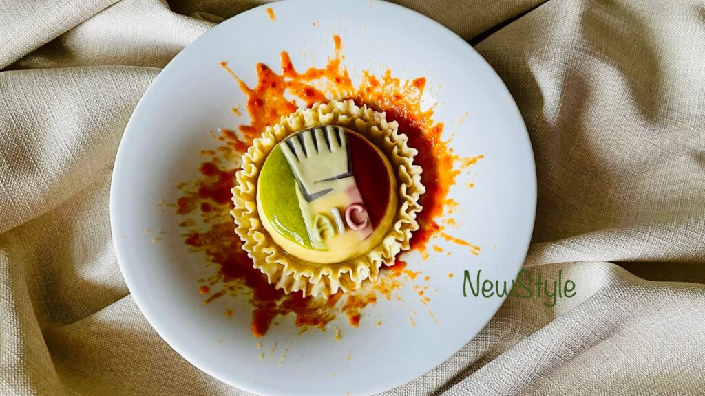 raviolo ripieno piatto alto