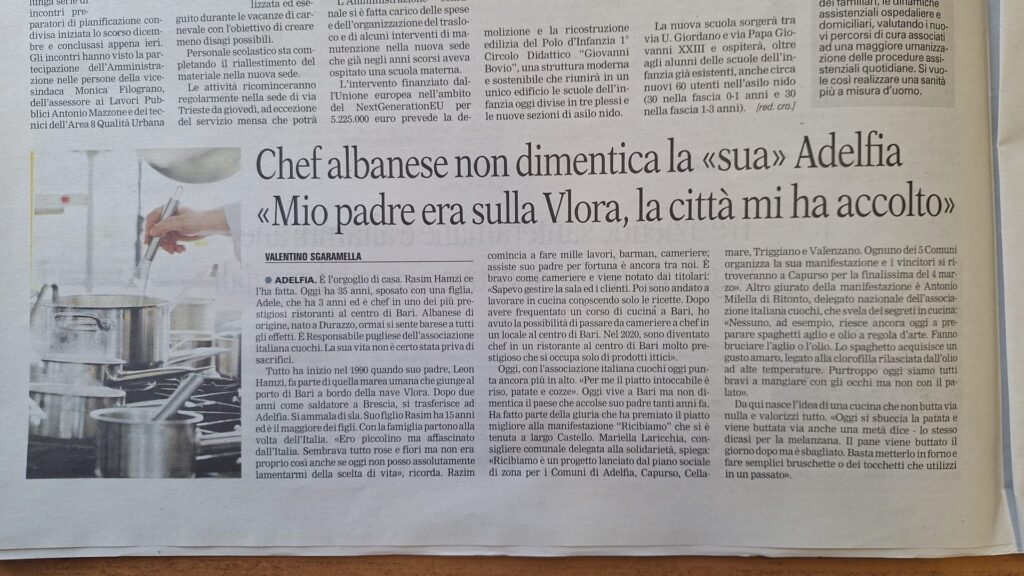 articolo giornale rasim amzi aic