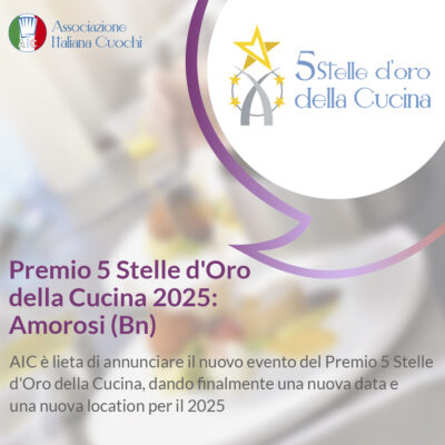 evento prossim 5 stelle doro della cucina 2025